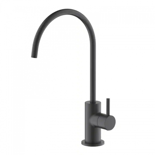 Modern Gooseneck Faucet, Matte Black Modern Gooseneck Faucet, Matte Black